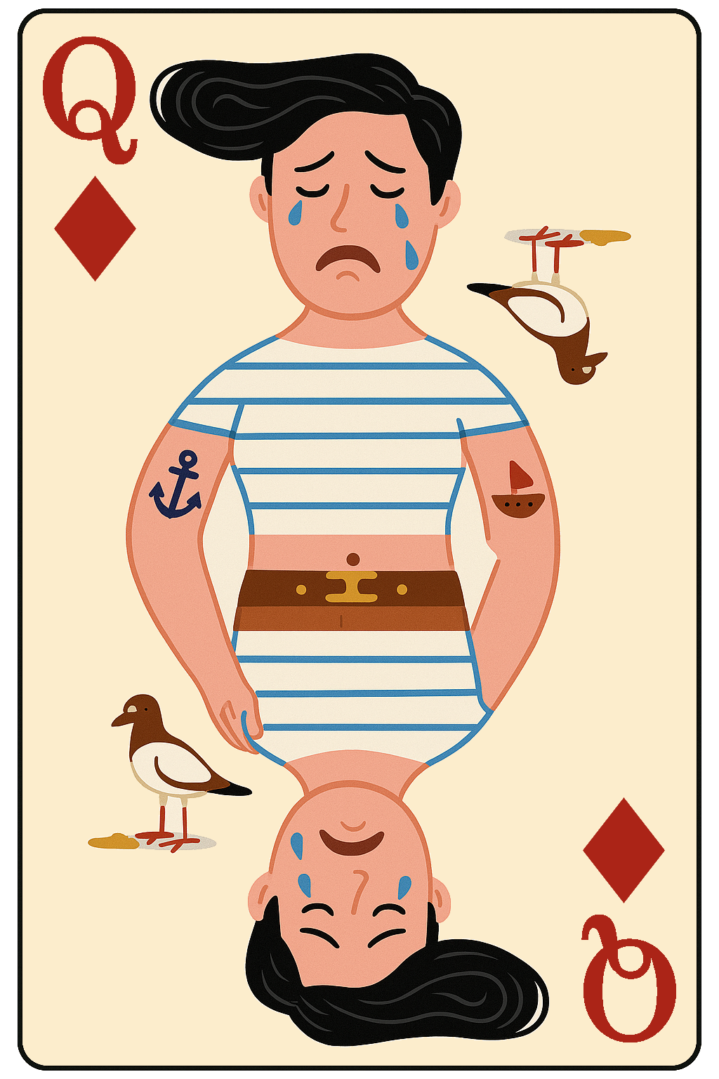 Carte Dame personnalisée