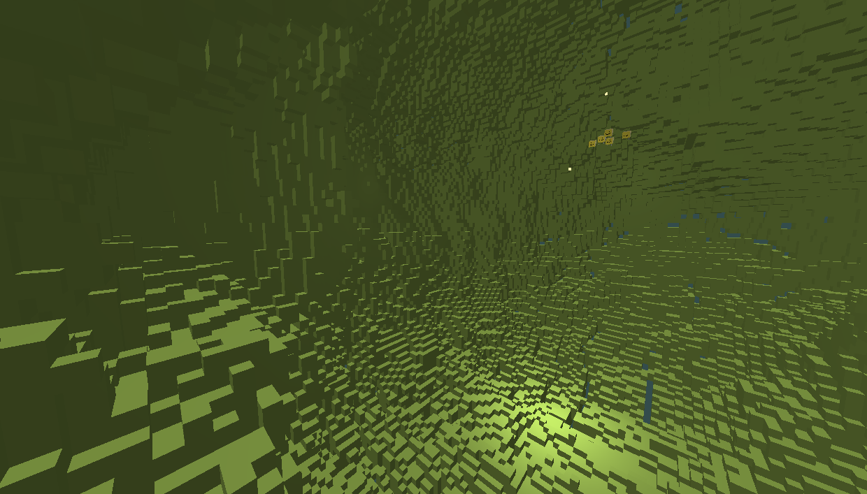 Heightmap sur sphère (vue intérieure)