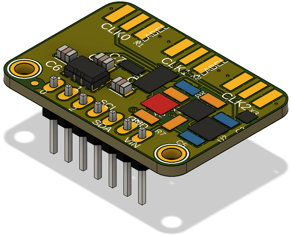 PCB du module de génération vue 3D